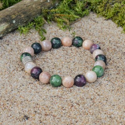 Bracciale di aniolite (Coizito) e feldspato