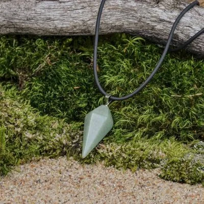 Ciondolo a Goccia in Avventurina Salmone