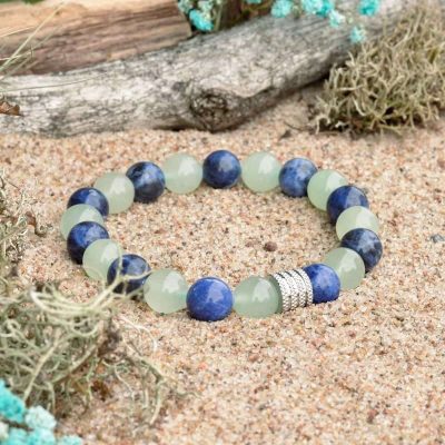 Bracciale in Avventurina e Sodalite