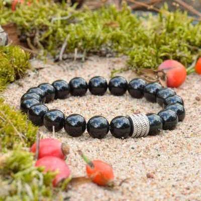 Bracciale in Ossidiana Nera