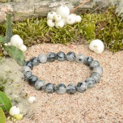 Bracciale in Quarzo Tormalinato